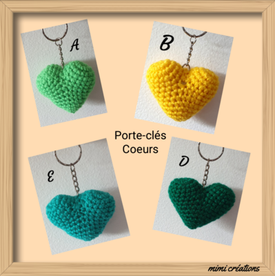 Porte-clés Coeurs