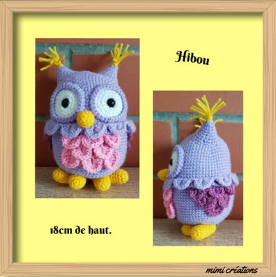 Hibou violet