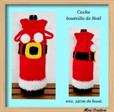 Cache bouteille Noël