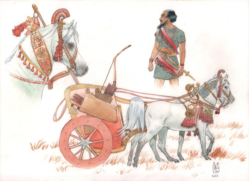 Chars Assyriens - Akarad II - Chasse aux lions
