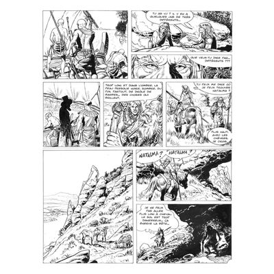 Planches originales de BD