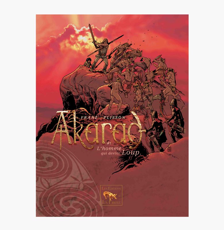 AKARAD - Tome 1 - L&#39;homme qui devînt loup - BD - Aventure Historique