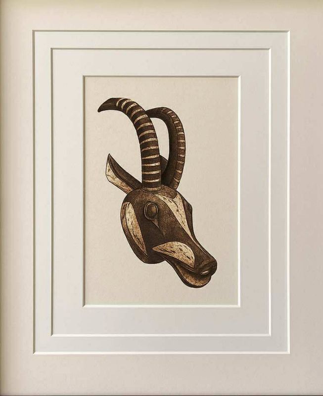 Masque africains Thibaut