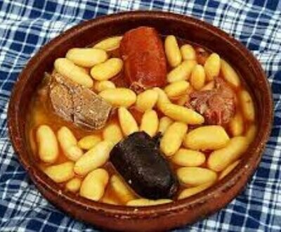 Fabada asturiana (con su compango) (por persona)