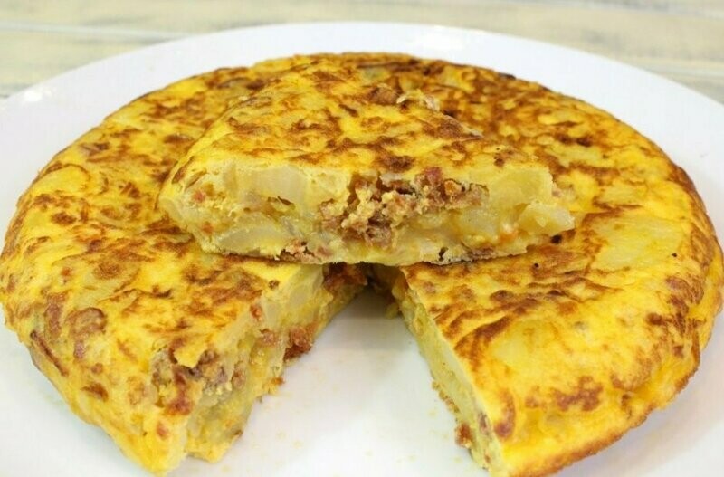 Tortillita de patatas asturiana