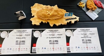 Cachopo Ganador Concurso Mejor Cachopo del Mundo 2022, 1er Premio Mejor Presentación, Subcampeón Madrid.