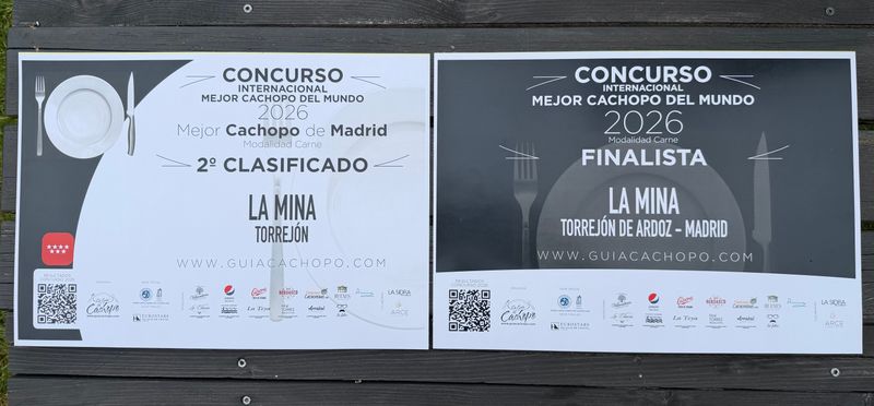 Ganador 2026 “Concurso Mejor Cachopo del Mundo “ Subcampeón de Madrid , Finalista Mejor Cachopo del Mundo