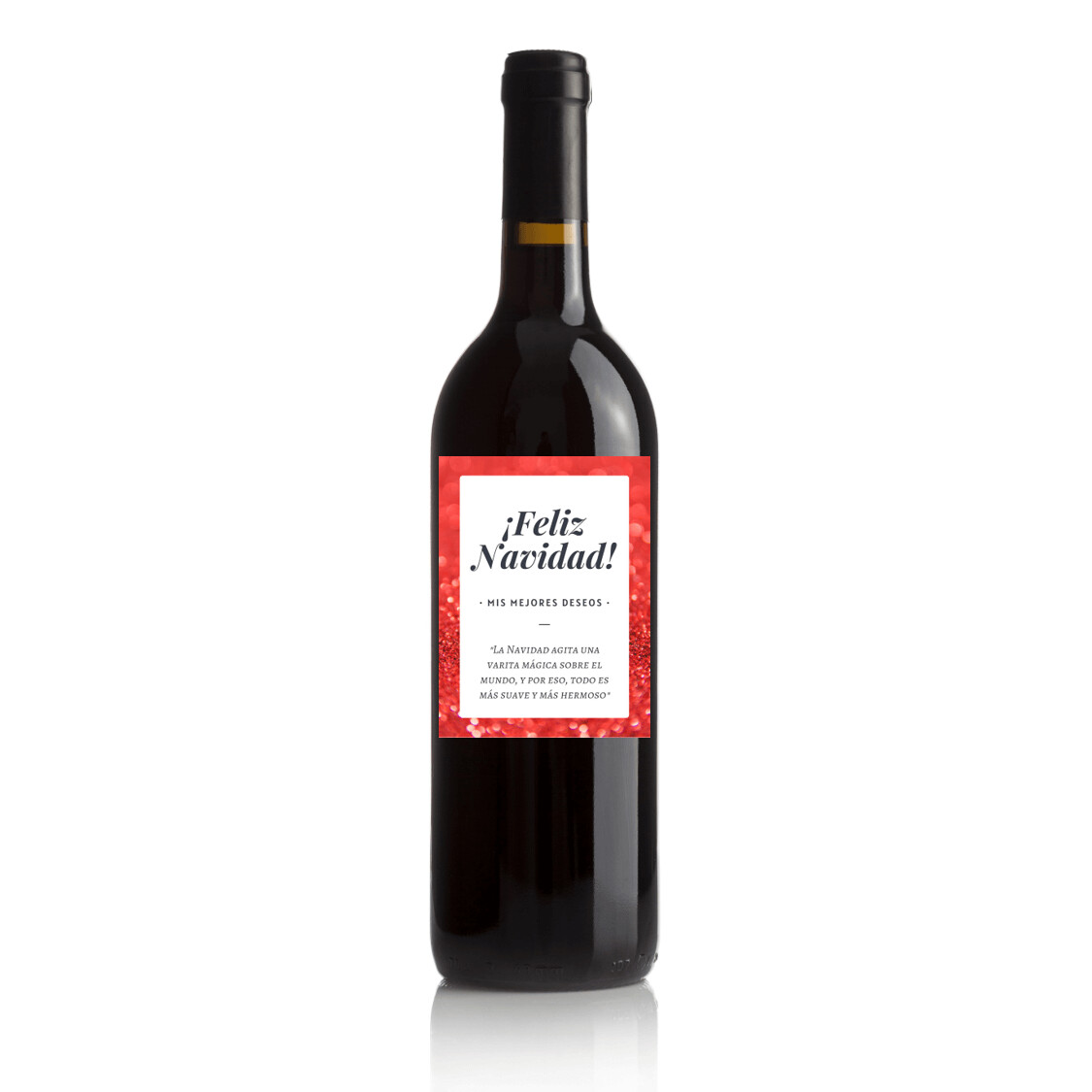 Vino para regalar en Navidad - Etiqueta roja