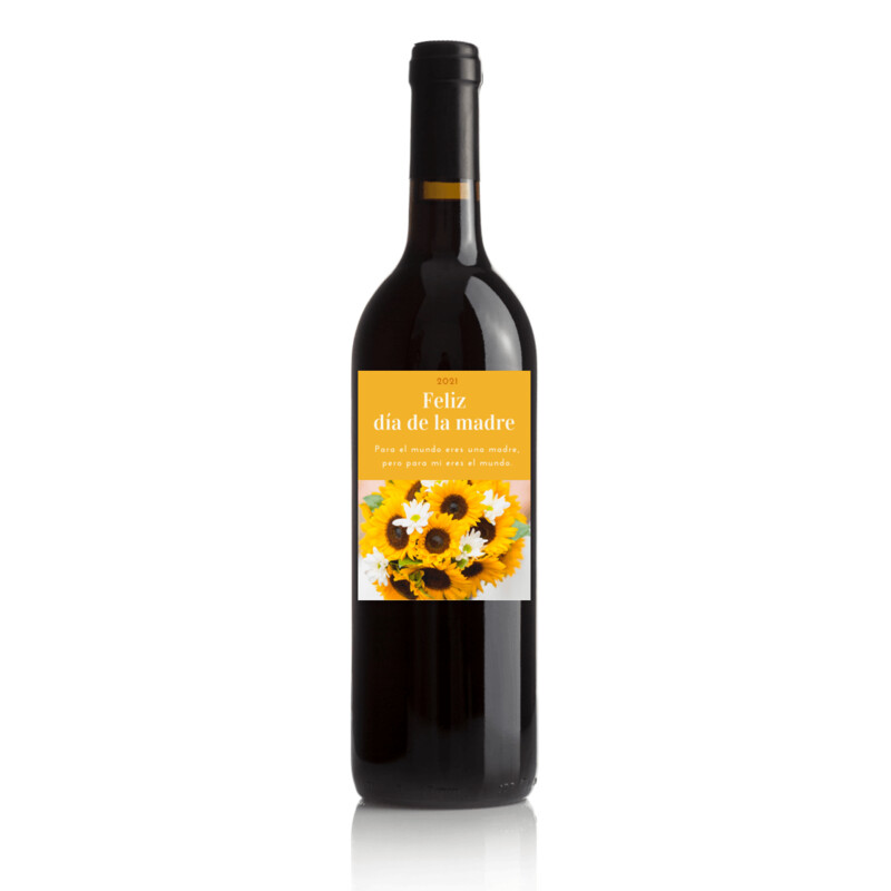 Vino para regalar el día de la madre - Etiqueta eres el mundo