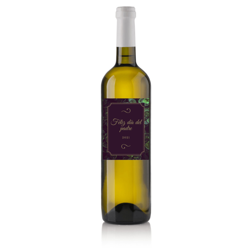 Vino para regalar el día del padre - Etiqueta elegante