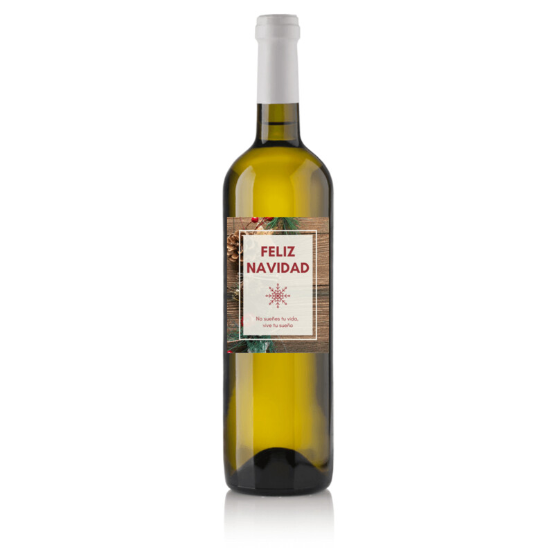Vino para regalar en Navidad - Etiqueta vive tu sueño