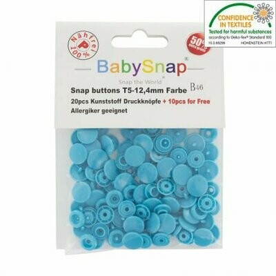 Bouton pression BabySnap® Turquoise