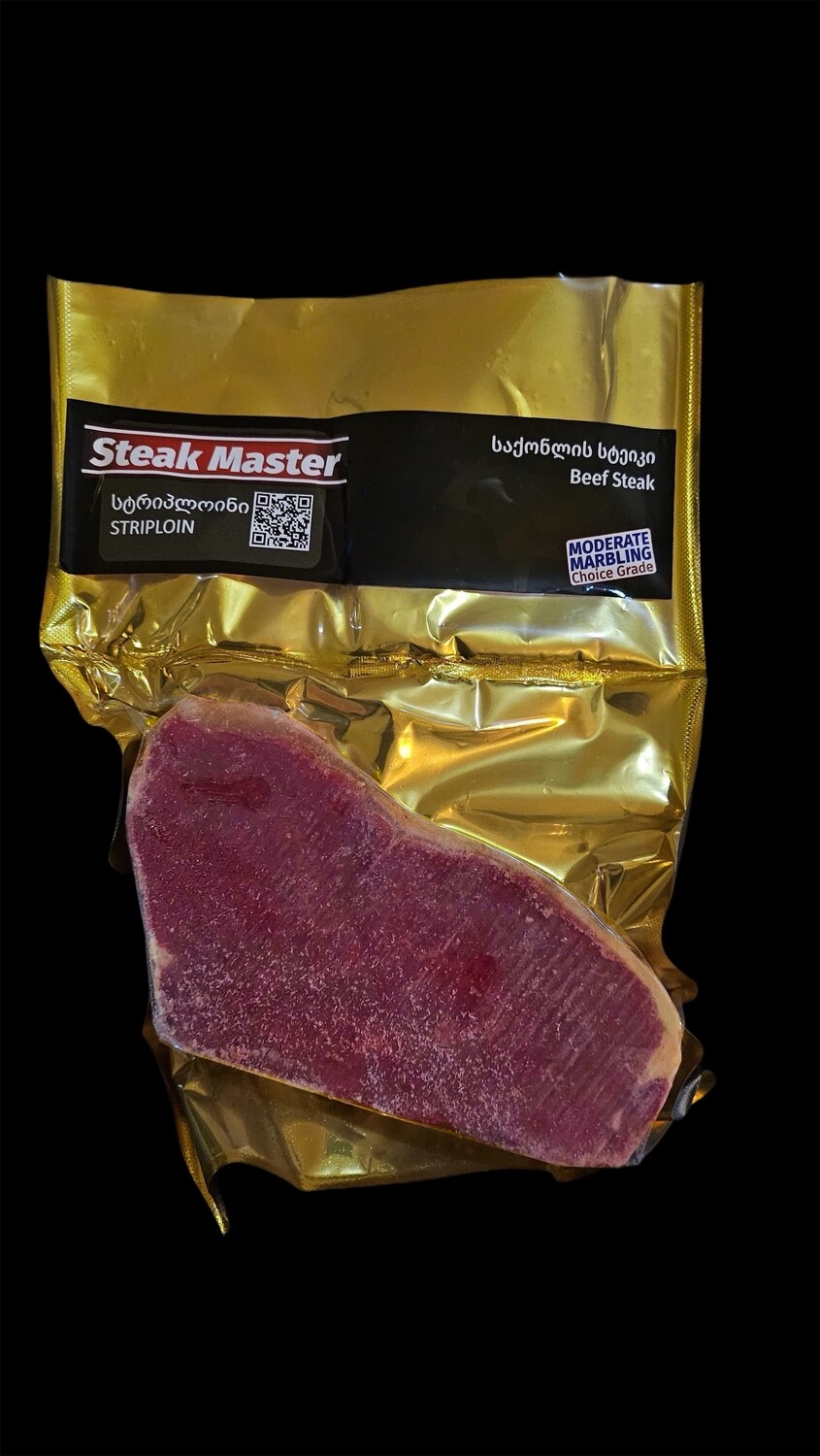 Striploin, აირჩიეთ სტეიკის ზომა-Please select size: Large with size L 300gr. ±10gr.