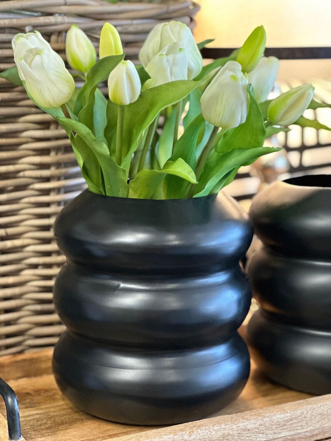 Vase 'Bubbles', schwarz
Aluminium