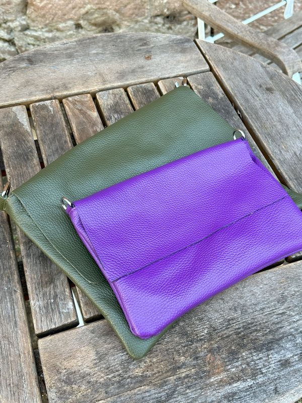 Umschlagtasche, klein lila