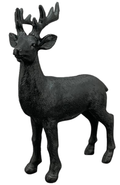 Hirsch, schwarz, groß