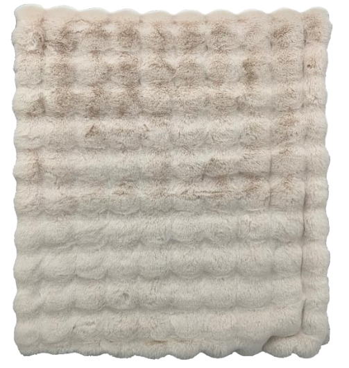 Kuscheldecke, Fellimitat, creme/caramell Kuscheldecke, Fellimitat, creme/caramell
