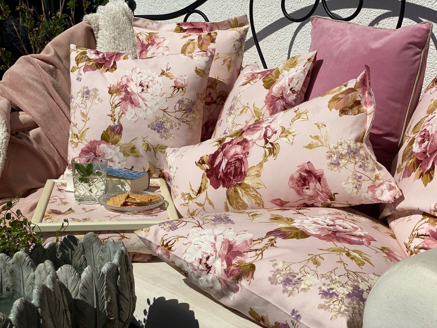 Kissenhülle 'Rose Rosa', 40x60 Kissenhülle 'Rose Rosa', 40x60