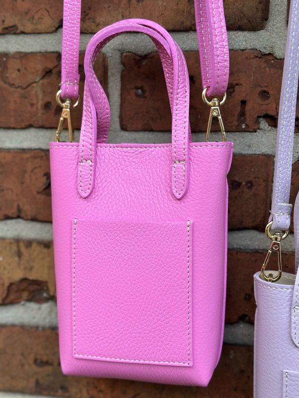 Kleine Handytasche m. Griffen, pink Kleine Handytasche m. Griffen, pink