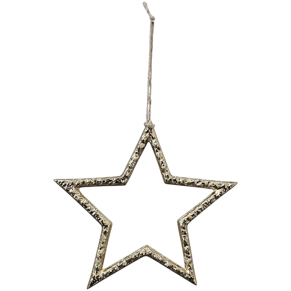 Stern Aurum, blondgold, groß