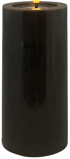 LED Kerze, schwarz, groß 15cm LED Kerze, schwarz, groß 15cm