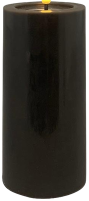 LED Kerze, schwarz, groß 15cm LED Kerze, schwarz, groß 15cm