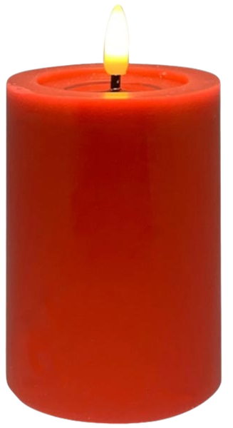 LED Kerze, rot, klein