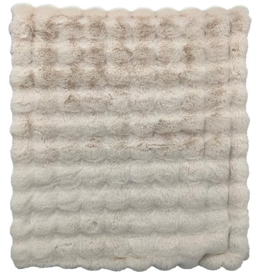 Kuscheldecke, Fellimitat, creme/caramell Kuscheldecke, Fellimitat, creme/caramell