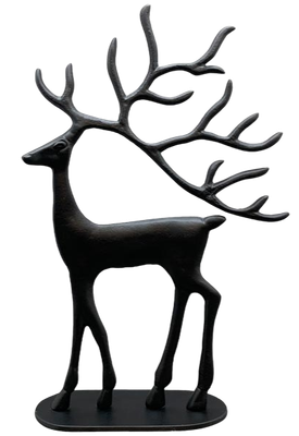 Moderner Hirsch, schwarz, groß Moderner Hirsch, schwarz, groß