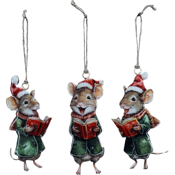 Weihnachts-Mäuse 3er Set - Les Nöel Weihnachts-Mäuse 3er Set - Les Nöel