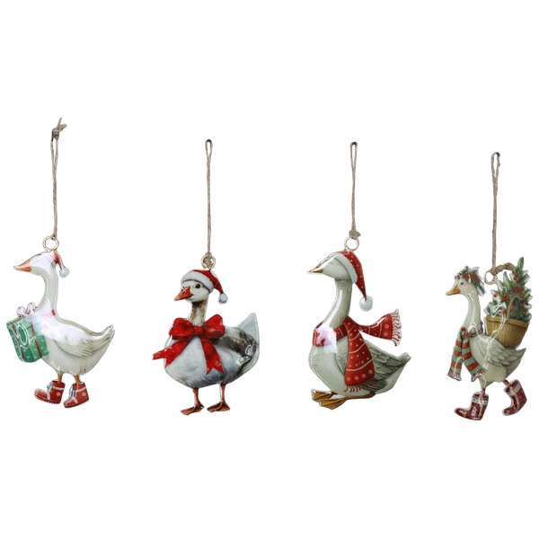 Weihnachtsgänse 4er Set - Les Nöel Weihnachtsgänse 4er Set - Les Nöel