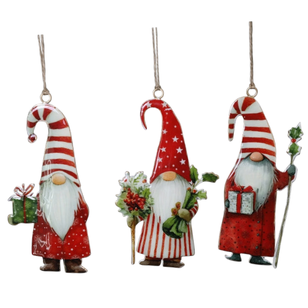 Santa Anhänger 3er Set - Les Nöel Santa Anhänger 3er Set - Les Nöel