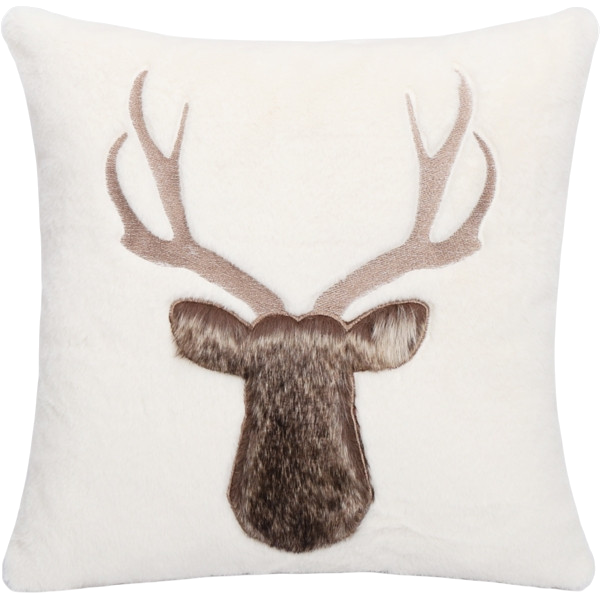 Kissen 'Hirsch' 50x50 creme/natur Kissen 'Hirsch' 50x50 creme/natur