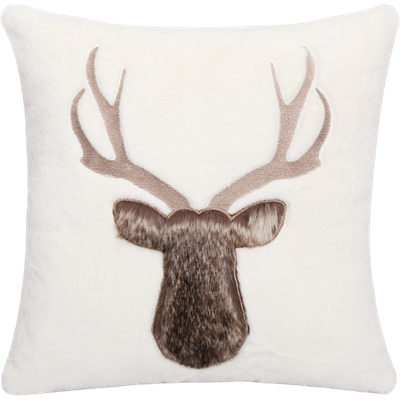 Kissen 'Hirsch' 50x50 creme/natur Kissen 'Hirsch' 50x50 creme/natur