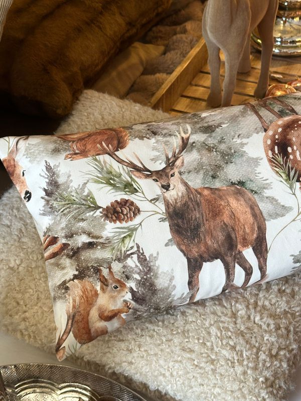 Kissen 'Into the wild', 30x50 ohne Kante Kissen 'Into the wild', 30x50 ohne Kante