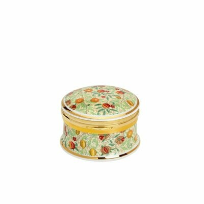 William Morris - Pompegranate Design - Hinged Box Fine Bone China Trinket Box