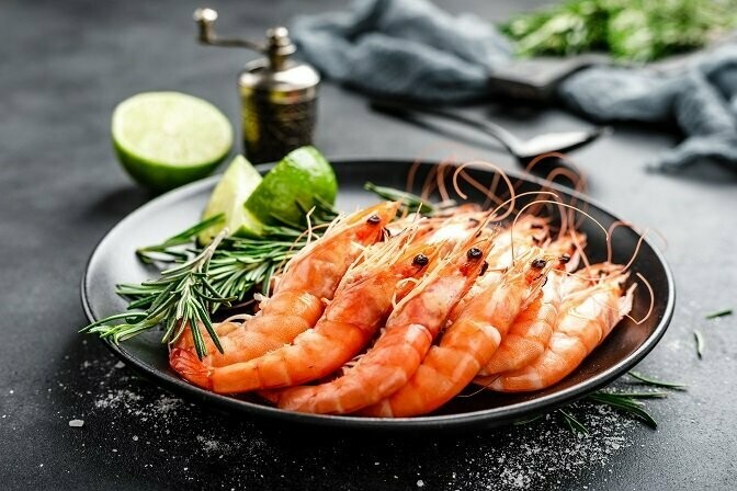 Fresh Cooked Mediterranean Prawn 30/50 500g