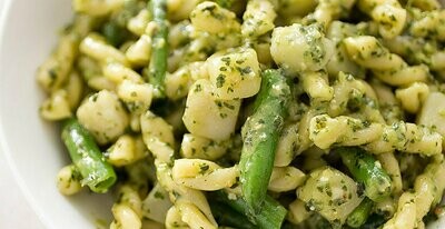 Pasta alla ligure con fagiolini e patate