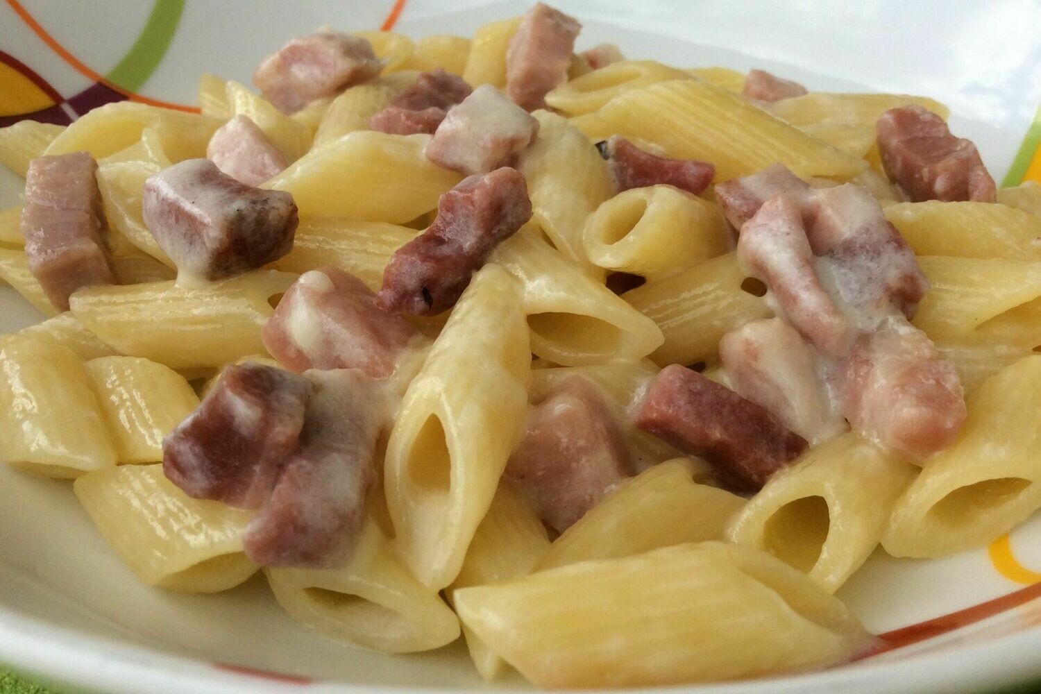 Penne brie e speck