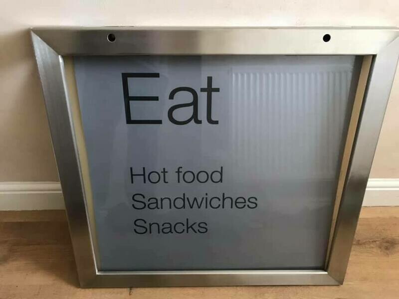 MK3 G.W.R Restuarant Carriage Buffet "Eat" sign.