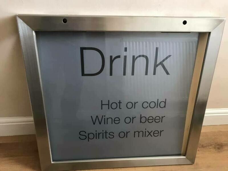 Genuine MK3 G.W.R Restuarant Carriage Buffet "Drink" sig​n​.