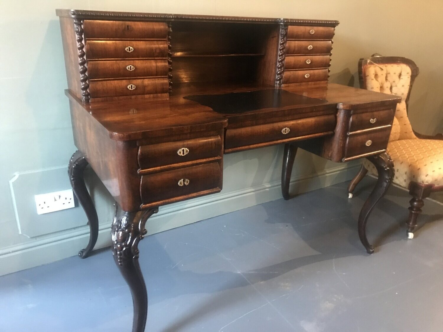 rosewood writing desk French.