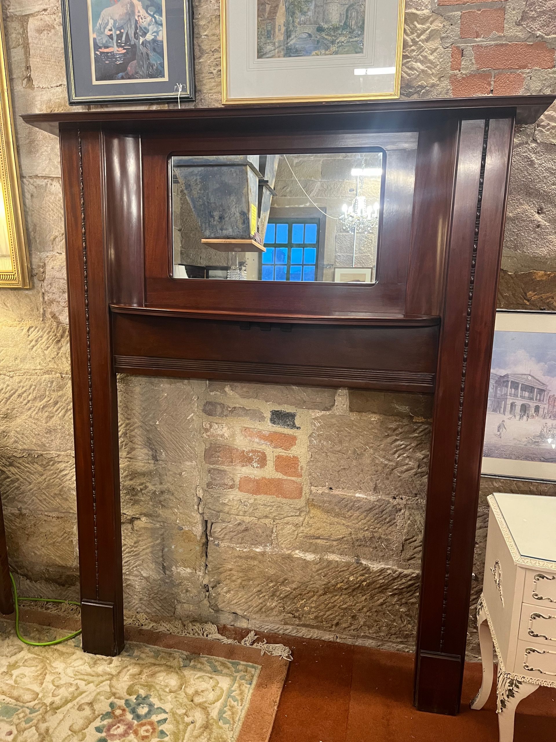 Edwardian fire surround.