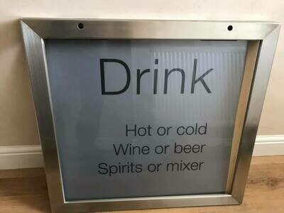 Genuine MK3 G.W.R Restaurant Carriage Buffet Genuine MK3 G.W.R Restaurant Carriage Buffet "Drink" sign.