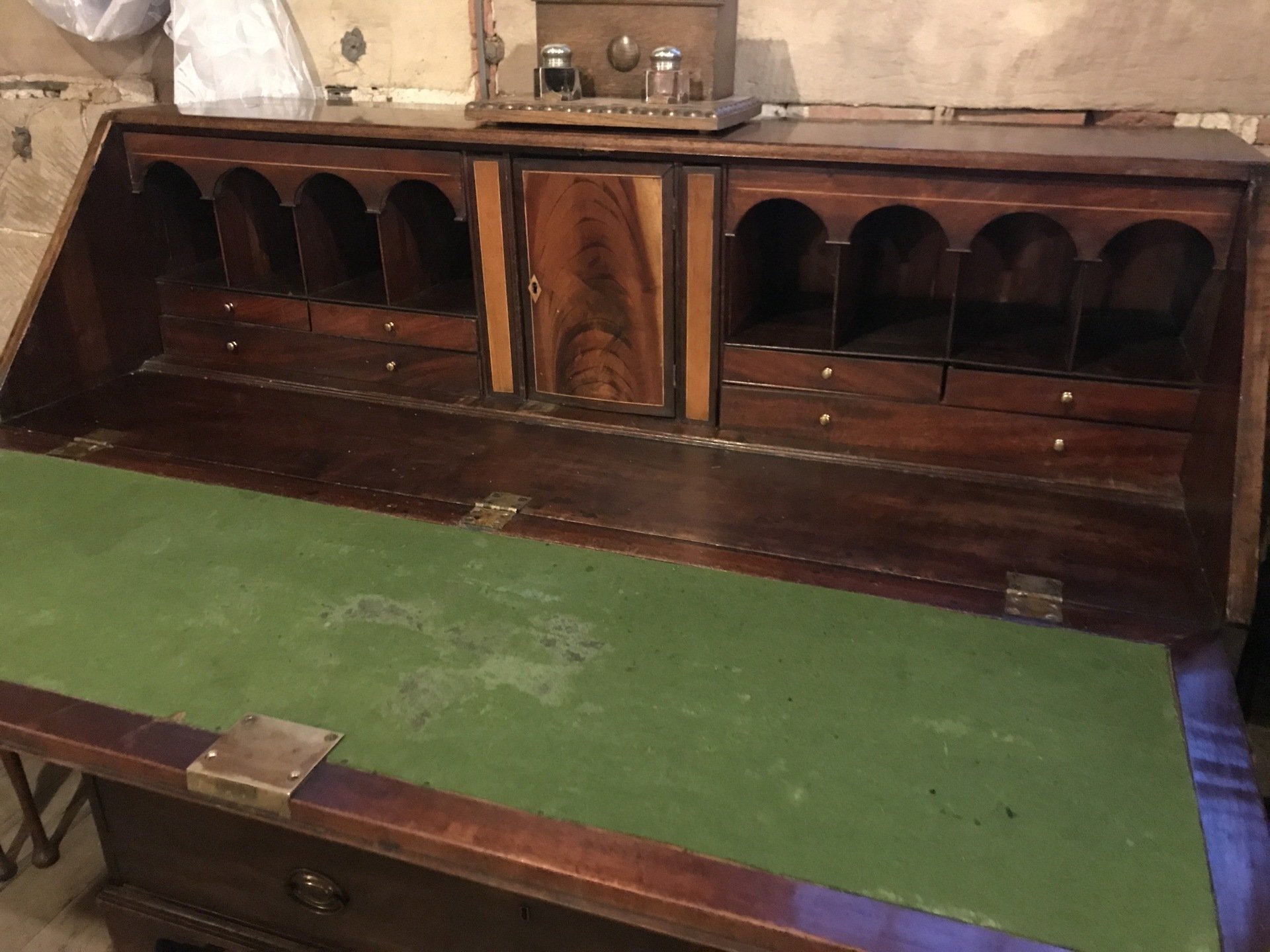 Late Georgian Mahogany Fall-Front Bureau