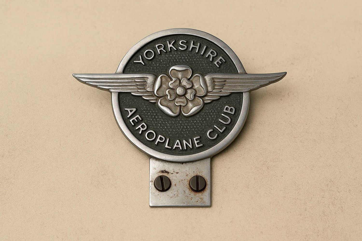 Vintage Yorkshire Aeroplane Club, car badge
