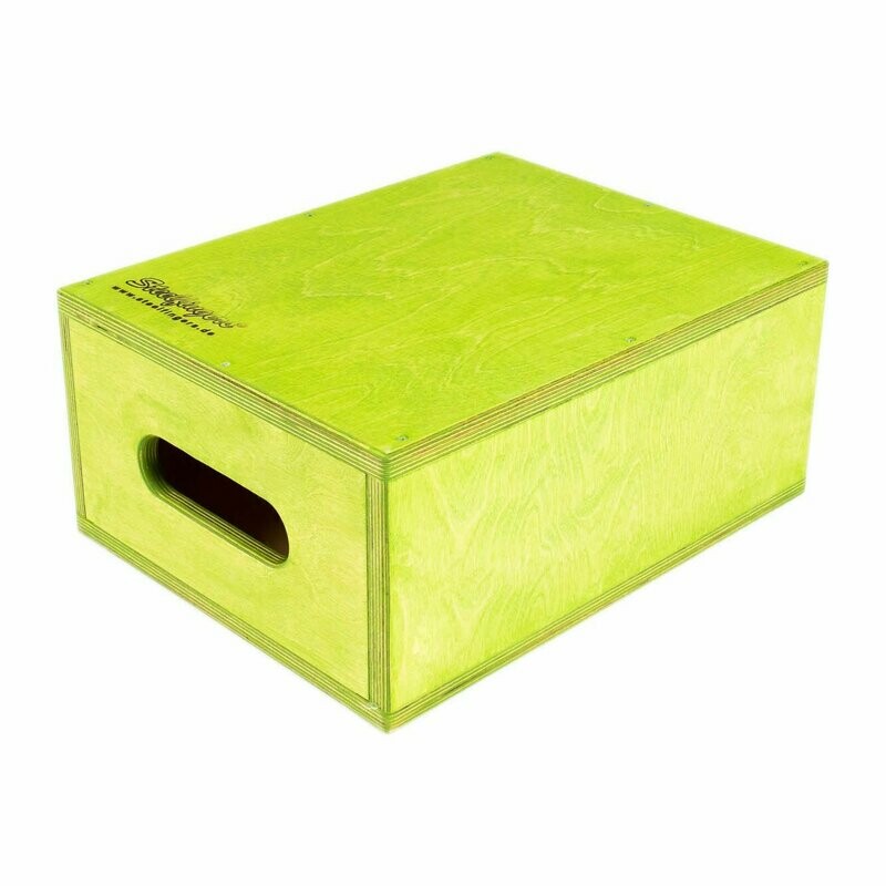 Apple Box Color M - Breit Grün Apple Box Color M - Breit Grün