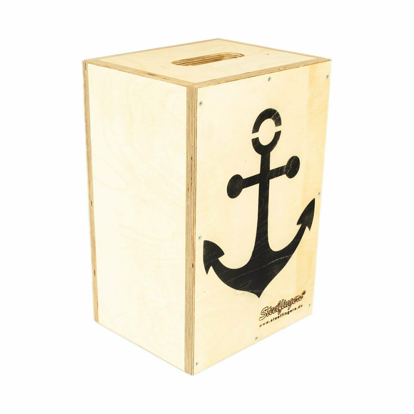 Apple Box Standard mit Logo "Anker" hochkant