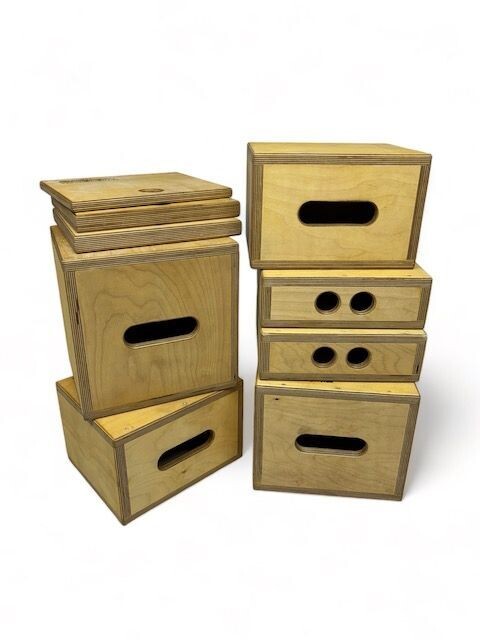 9 Stück Apple Box Half