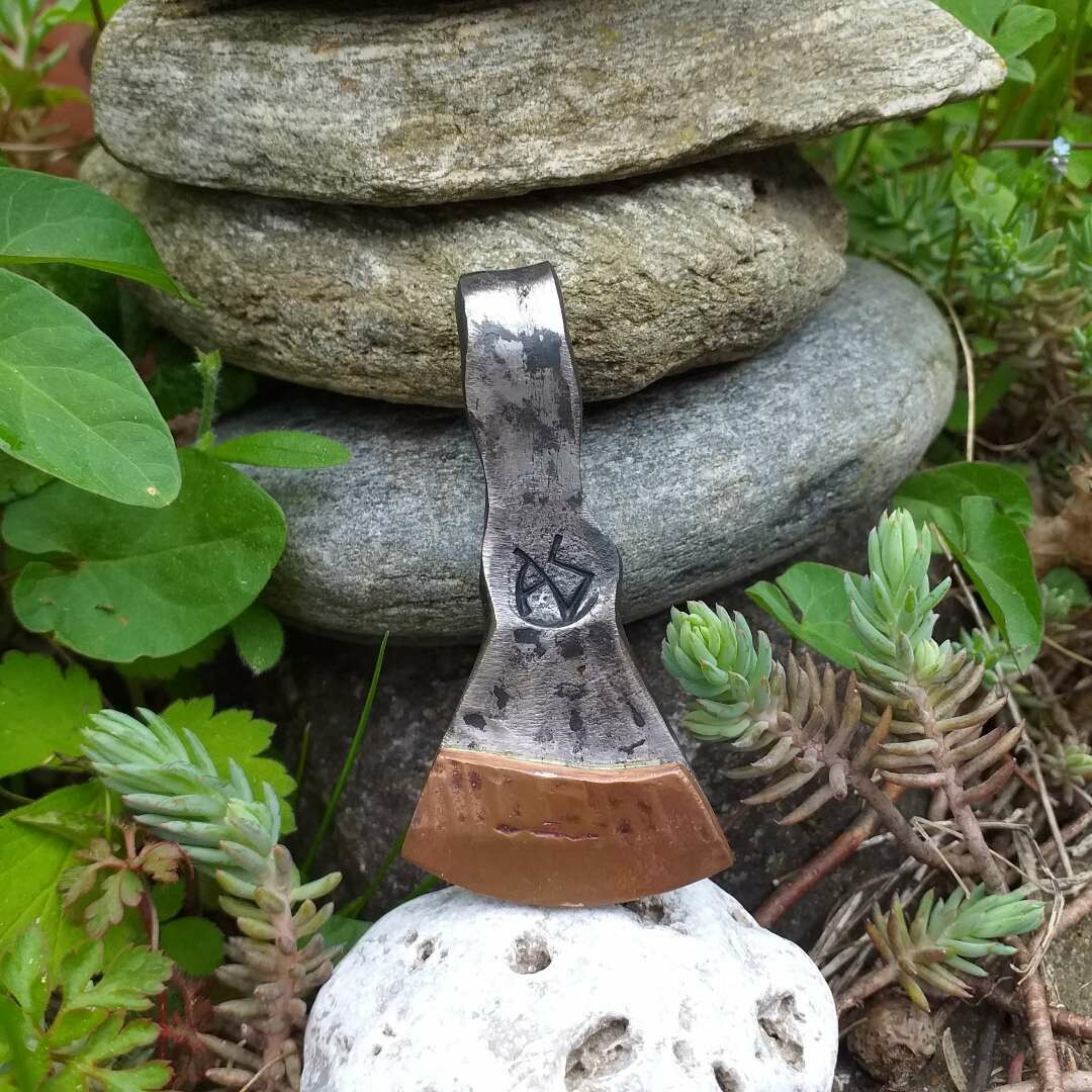 Anhänger aus Granatsplitter des 1WK mit Kupfer Anhänger aus Granatsplitter des 1WK mit Kupfer